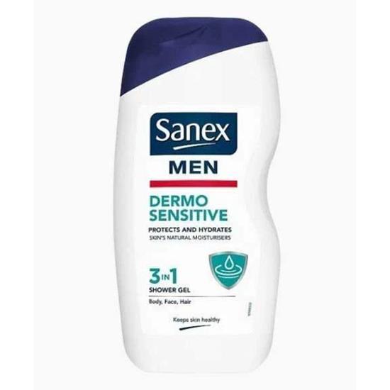 Sanex Men Dermo 3 In 1 Sensitive Shower Gel 500ml