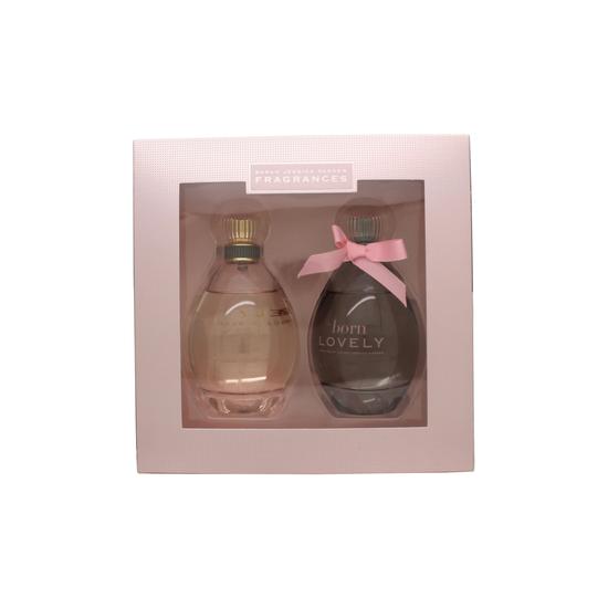 Sarah Jessica Parker Fragrances Gift Set 100ml Lovely Eau De Parfum + 100ml Born Lovely Eau De Parfum