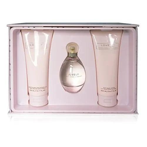 Sarah Jessica Parker Lovely 3 Pc Gift Set Eau De Parfum 100ml Sg 200ml