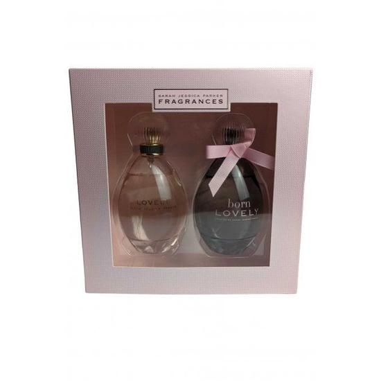 Sarah Jessica Parker Lovely & Born Lovely Eau De Parfum Women's Duo Gift Set Perfume 2 x 100ml