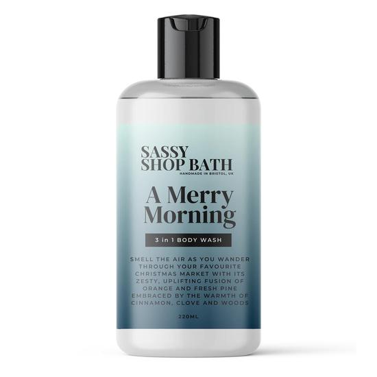 Sassy Shop Wax Sassy Shop Bath 3 In 1 Wash A Merry Morning 220ml