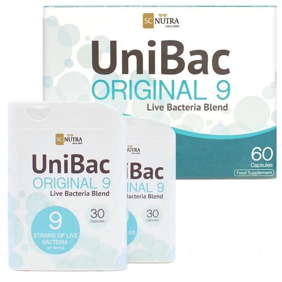 SC Nutra UniBac Essential 9 Probiotic Blend Capsules 60 Capsules