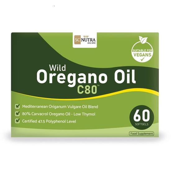 SC Nutra Wild Oregano Oil C80 Softgels 60 Softgels