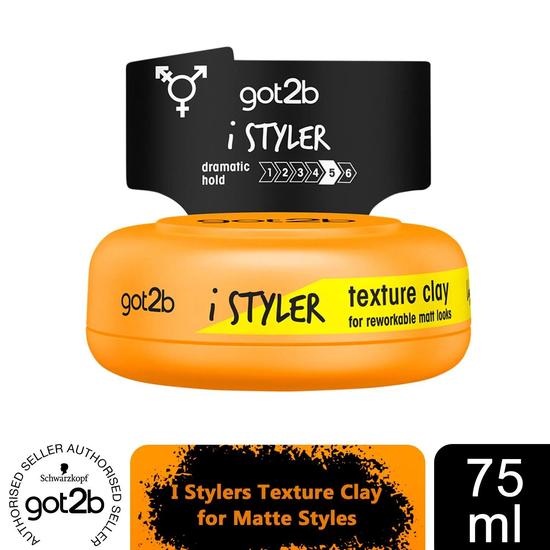 Schwarzkopf iStyler Texture Clay For Matte Styles 75ml