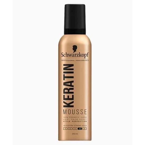 Schwarzkopf Keratin Style Perfection Mousse For Long-Lasting Styles 250ml