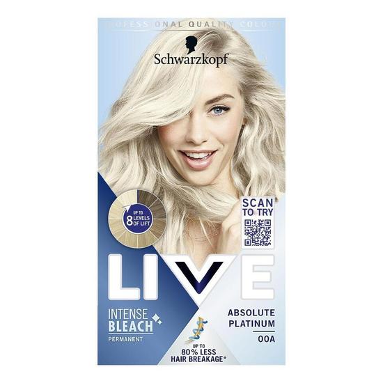 Schwarzkopf Live Colour Intense Permanent Colour 00a Absolute Platinum