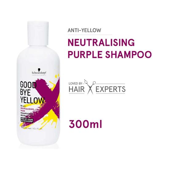 Schwarzkopf Professional Good Bye Yellow Neutralising Wash Shampoo 300ml