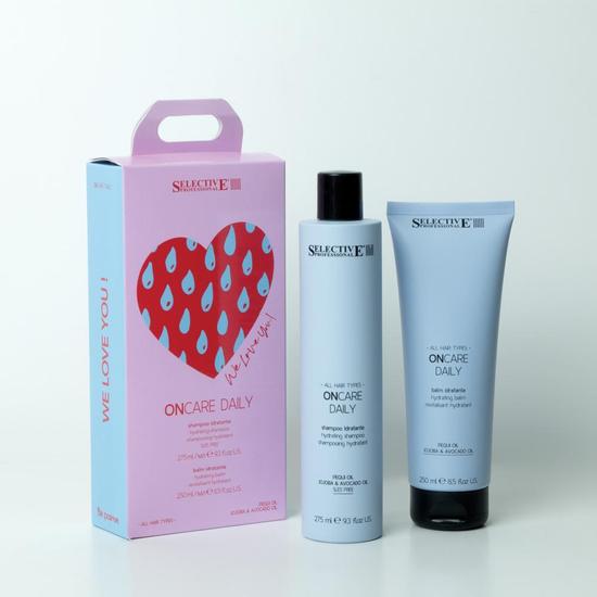 Selective Professional OnCare Retail Duo Set Daily Hydration Moisturising For Dry Hair