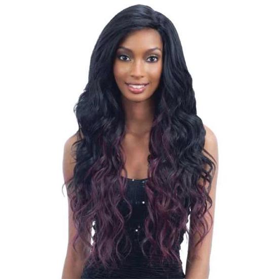 Shake N Go Freetress Premium V Shaped Delux Synthetic V002 Lace Front Wig SOP26613