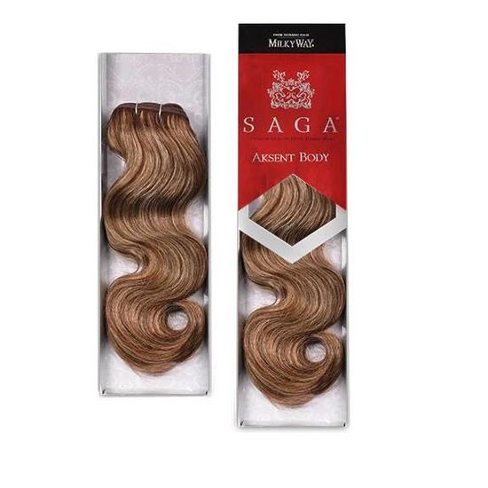 Shake N Go Saga Human Hair Aksent Body Wave 12 / 1