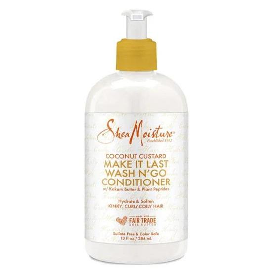 Shea Moisture Coconut Custard Make It Last Wash N GO Conditioner 384ml