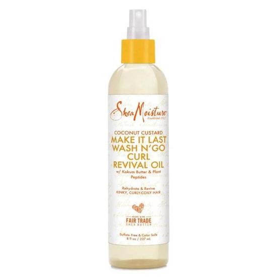 Shea Moisture Coconut Custard Make It Last Wash N GO Curl Revival Oil 237ml