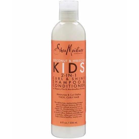 Shea Moisture Coconut & Hibiscus Kids 2 In 1 Curl & Shine Shampoo & Conditioner 236ml