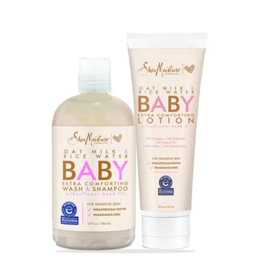 Shea Moisture Kids Oat Milk & Rice Water Baby Extra Comforting Full Range Lotion 237ml