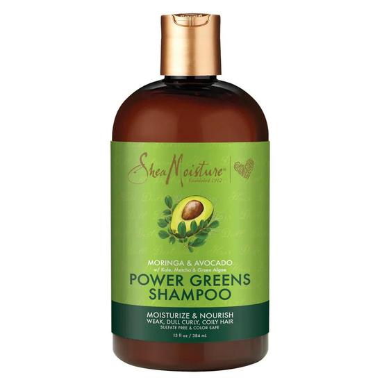 Shea Moisture Power Greens Shampoo With Moringa & Avocado 384ml