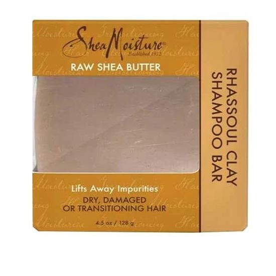 Shea Moisture Raw Shea Butter Rhassoul Clay Shampoo Bar 128g