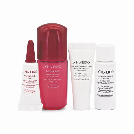 Shiseido Mini Skin Defence Kit 4 Piece Set Imperfect Box