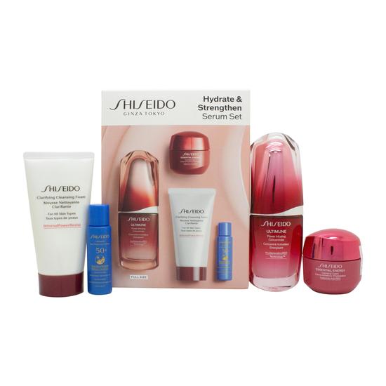 Shiseido Ultimune Hydrates & Strenghten Serum Gift Set 4 Pieces