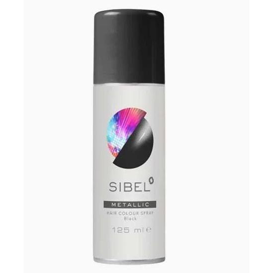 Sibel Metallic Black Hair Colour Spray 125ml