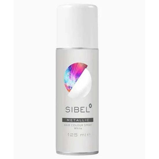 Sibel Metallic White Hair Colour Spray 125ml