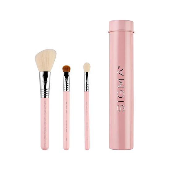 Sigma Beauty ESSENTIAL TRIO BRUSH SET Pink