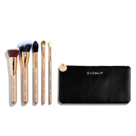 Sigma Beauty Golden Glam Brush Set