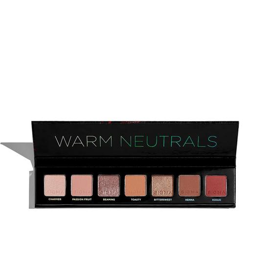 Sigma Beauty Warm Neutrals Eyeshadow Palette Mini (7 Shade)