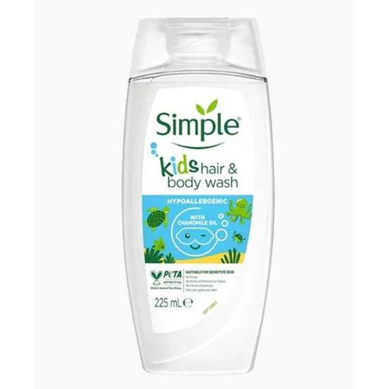 Simple Kids Hair & Body Wash With Chamomile Oil 225ml