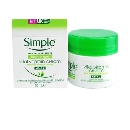 Simple Kind To Skin Vital Vitamin Night Cream 50ml