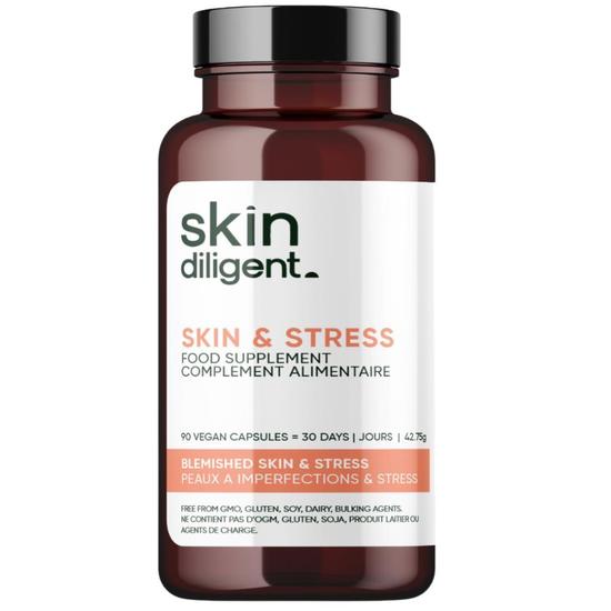 Skin Diligent Skin & Stress Capsules 90 Capsules