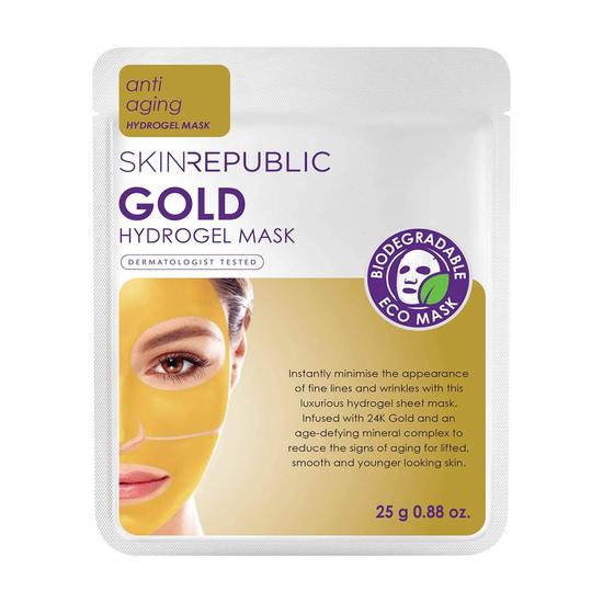 Skin Republic Face Sheet Mask Gold Hydrogel