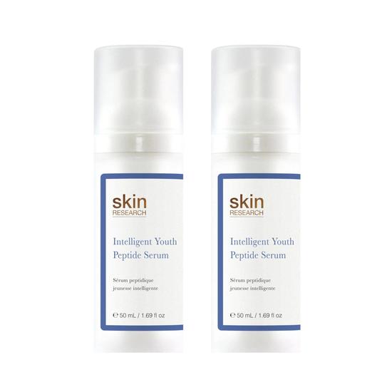 Skin Research Intelligent Youth Peptide Serum Twin Value Savings Pack 50ml