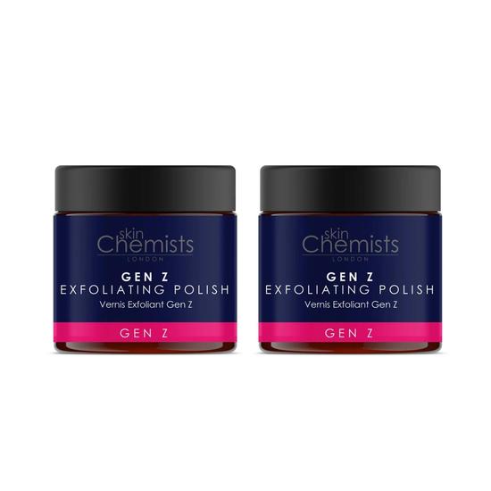 skinChemists Gen Z Exfoliating Polish Twin Value Savings Pack 60ml