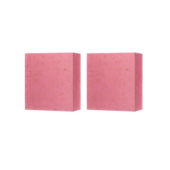 skinChemists No.80 Rose Cleansing Facial Bar Twin Value Savings Pack 100g