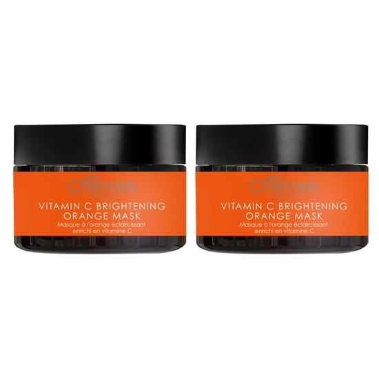 skinChemists Vitamin C Brightening Orange Mask Twin Value Savings Pack 50ml