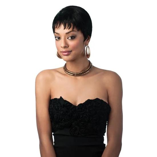 Sleek Hair Synthetic Wig Toni Natural Black