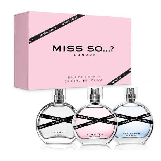 SO...? Miss SO...? Travel Size Mini Premium Eau De Parfum Gift Set