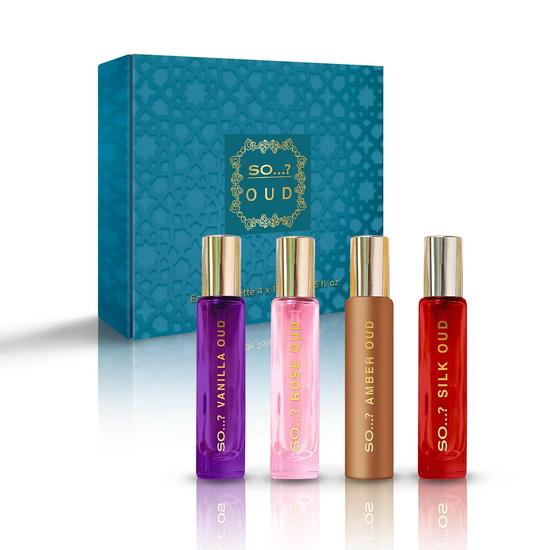 SO...? Oud Travel Size Mini Premium Eau De Toilette Gift Set