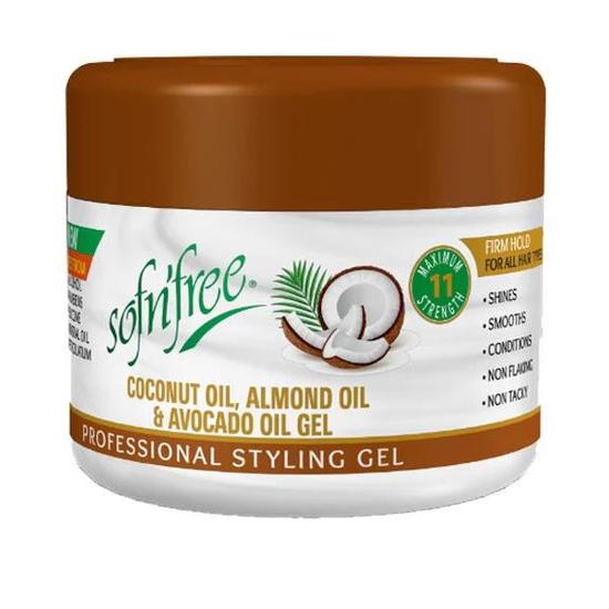 Sofn'Free 3 In 1 Coconut Oil Styling Gel 250ml