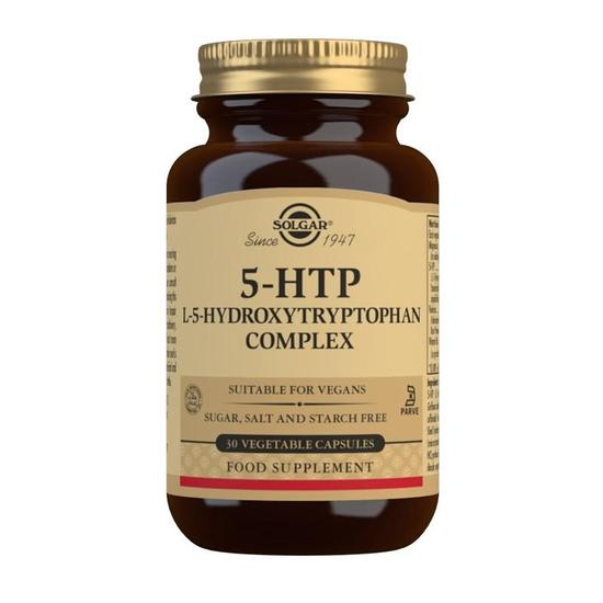 Solgar 5-HTP 5-Hydroxytryptophan Vegicaps 30 Vegicaps