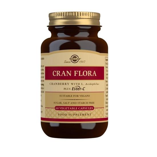 Solgar Cran Flora With Probiotics Plus Ester-C Tablets 60 Tablets