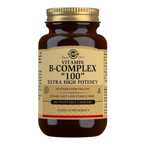 Solgar Formula Vitamin B-Complex "100" Vegicaps 100 Vegicaps