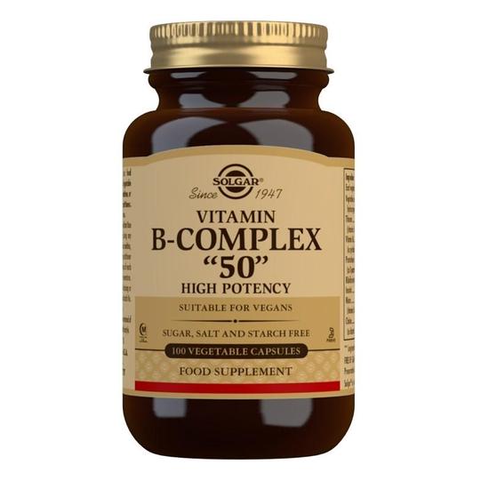 Solgar Formula Vitamin B-Complex "50" Vegicaps 100 Vegicaps