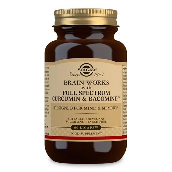 Solgar Full Spectrum Curcumin Brainworks Capsules 60 Capsules