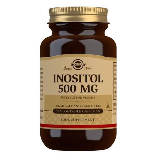 Solgar Inositol 500mg Vegicaps 50 Vegicaps