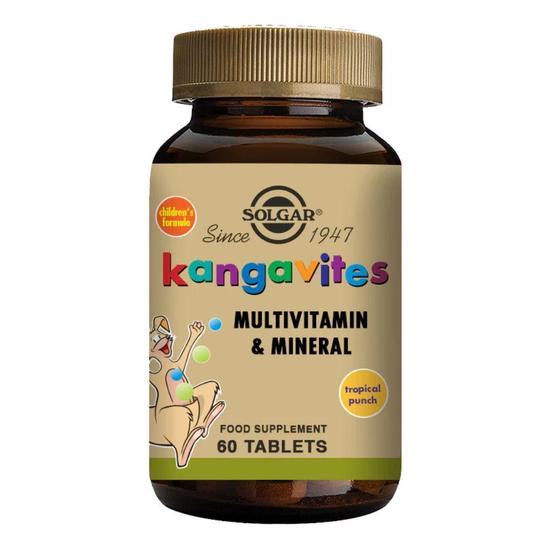 Solgar Kangavites Tropical Punch Chewable Tablets 60 Tablets