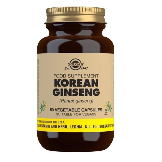 Solgar Korean Ginseng 520mg Vegicaps 50 Vegicaps