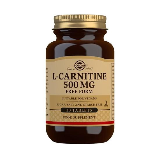 Solgar L-Carnitine 500mg Tablets 30 Tablets