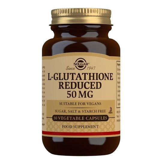 Solgar L-Glutathione 50mg Vegicaps 30 Vegicaps