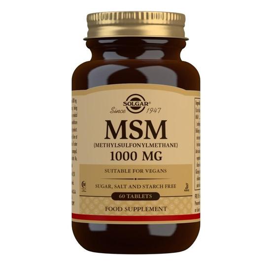 Solgar MSM 1000mg Tablets 60 Tablets